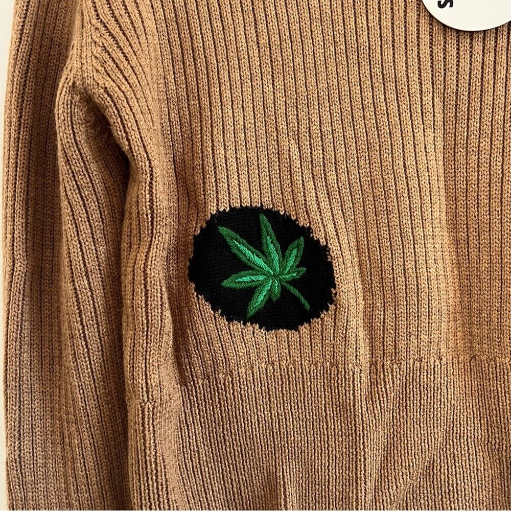 STAUD Weed Knit Sweater - NWT - Picture 2 of 7